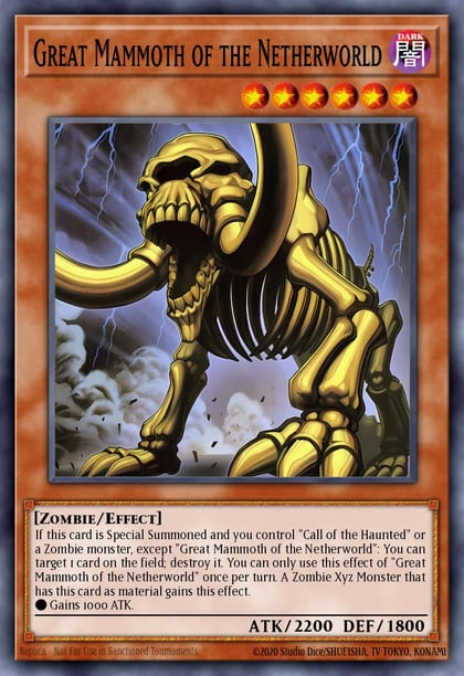 Great Mammoth of the Netherworld, Maze of Muertos MZMU-EN004