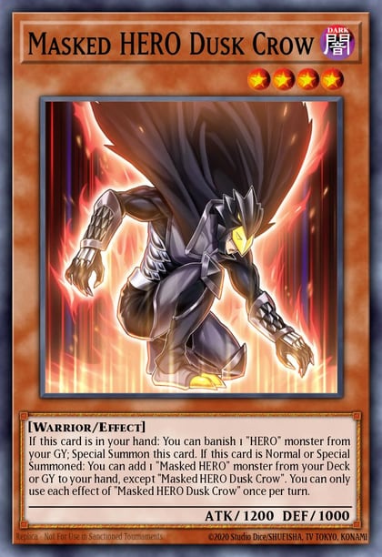 Masked HERO Dusk Crow, Maze of Muertos MZMU-EN014