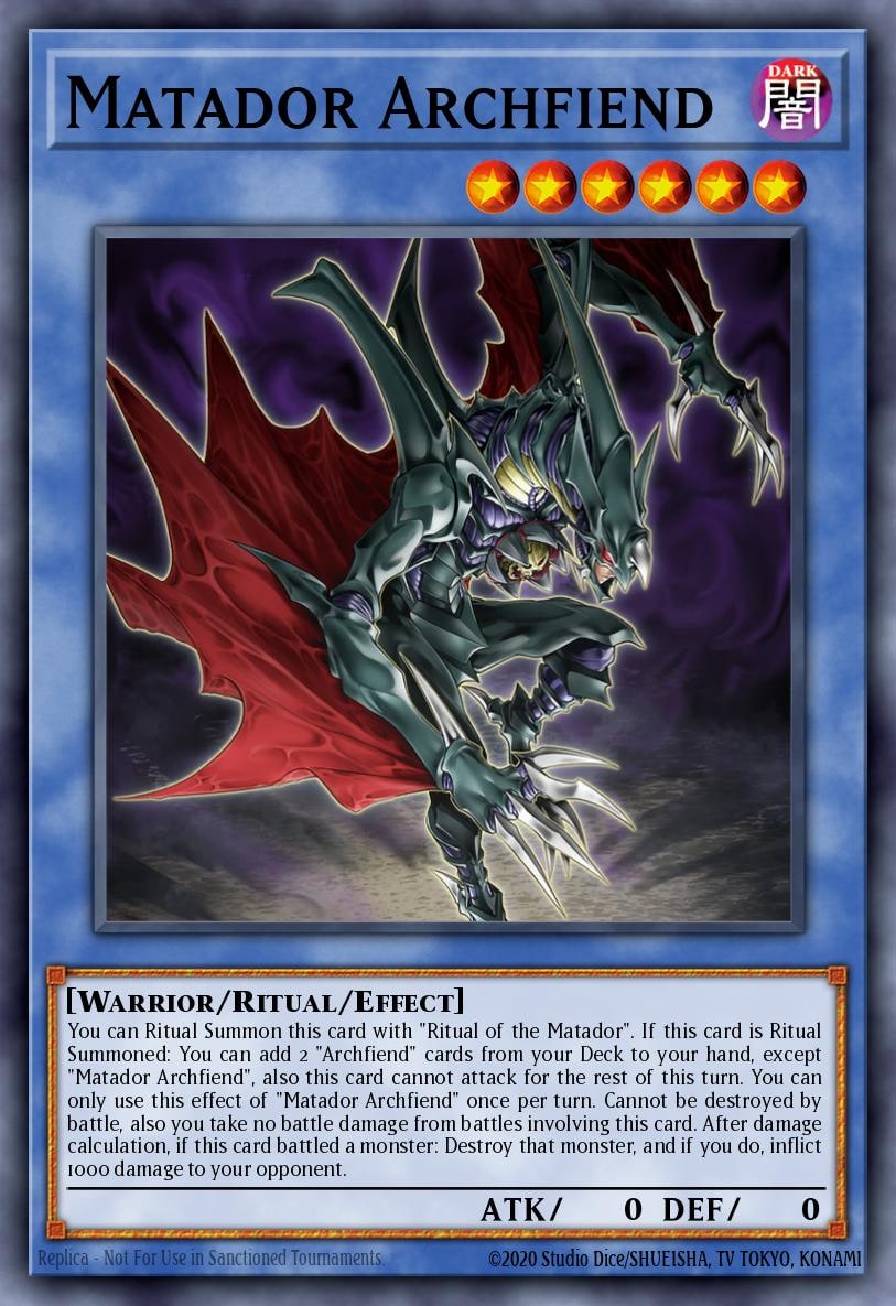 Matador Archfiend, Maze of Muertos MZMU-EN022