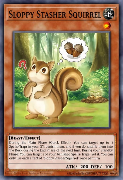 Sloppy Stasher Squirrel, Maze of Muertos MZMU-EN036