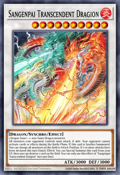 Sangenpai Transcendent Dragion, Limited Pack World Championship 2025 25LP-EN007