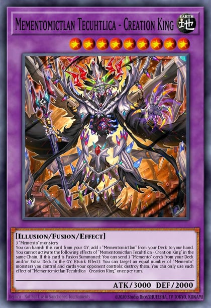 Mementomictlan Tecuhtlica - Creation King, Limited Pack World Championship 2025 25LP-EN009