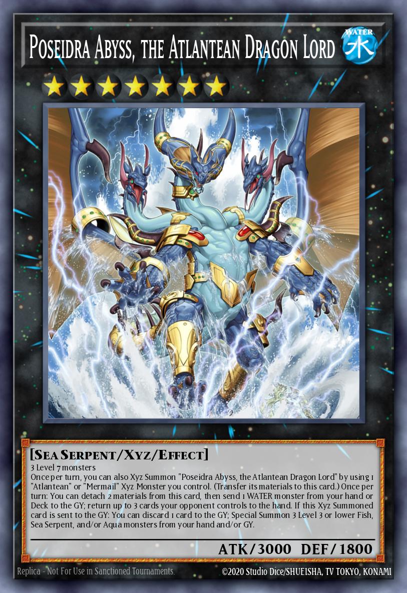 Poseidra Abyss, the Atlantean Dragon Lord (ESR), Limited Pack World Championship 2025 25LP-EN012