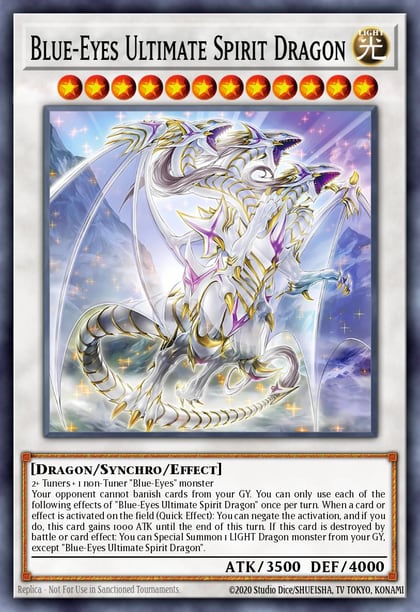 Blue-Eyes Ultimate Spirit Dragon, Limited Pack World Championship 2025 25LP-EN020