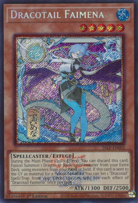 Dracotail Faimena (Emblazoned Alternate Art), Limited Pack World Championship 2026 26LP-EN002