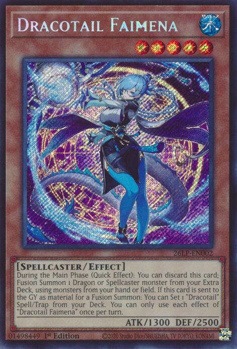 Dracotail Faimena (Secret Rare), Limited Pack World Championship 2026 26LP-EN002