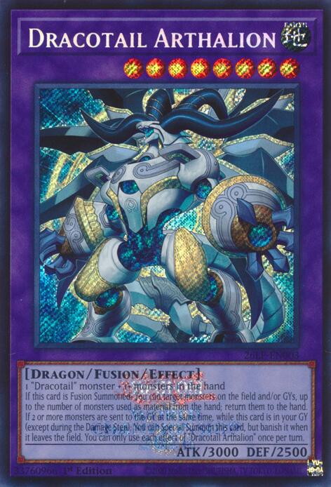 Dracotail Arthalion (Emblazoned Secret Rare), Limited Pack World Championship 2026 26LP-EN003