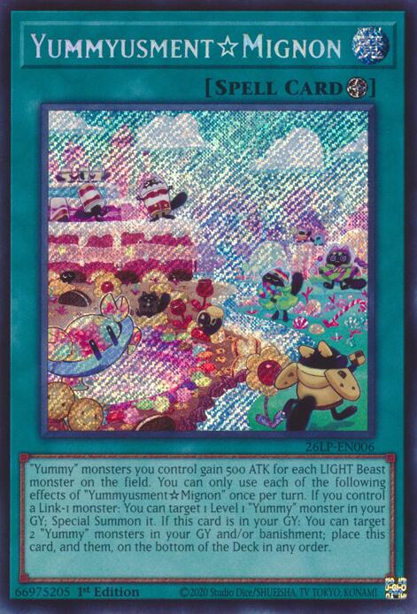 YummyusmentMignon (Secret Rare), Limited Pack World Championship 2026 26LP-EN006