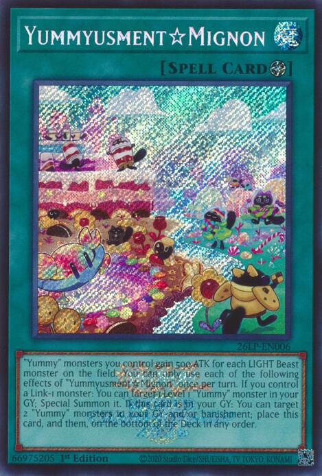 YummyusmentMignon (Emblazoned Secret Rare), Limited Pack World Championship 2026 26LP-EN006