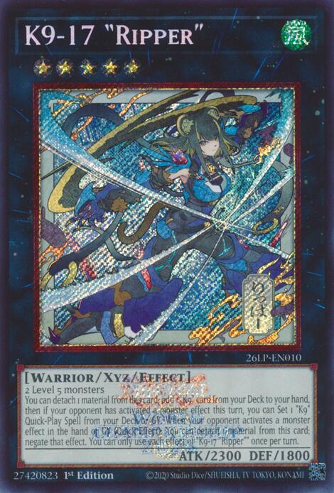 K9-17 Ripper (Emblazoned Alternate Art), Limited Pack World Championship 2026 26LP-EN010