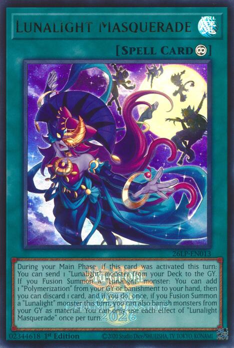Lunalight Masquerade (Emblazoned), Limited Pack World Championship 2026 26LP-EN013