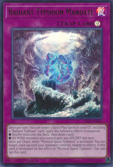 Radiant Typhoon Mandate, Limited Pack World Championship 2026 26LP-EN015