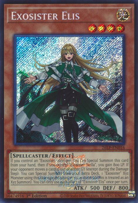 Exosister Elis (Emblazoned Secret Rare), Limited Pack World Championship 2026 26LP-EN016