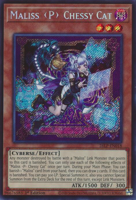 Maliss P Chessy Cat (Secret Rare), Limited Pack World Championship 2026 26LP-EN018
