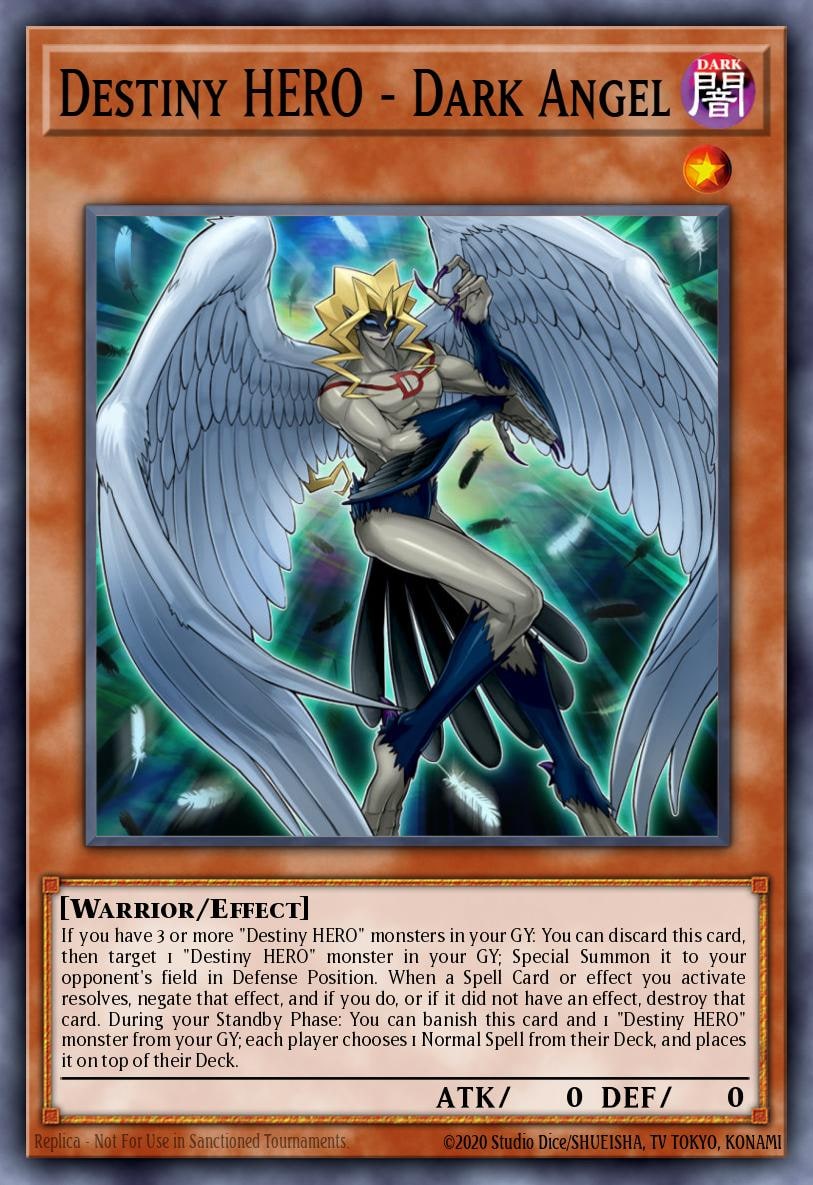 Destiny HERO - Dark Angel, Speed Duel GX: Duel Academy Box SGX1-ENB09
