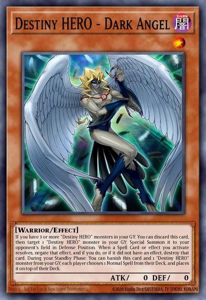 Destiny HERO - Dark Angel, Speed Duel GX: Duel Academy Box SGX1-ENB09