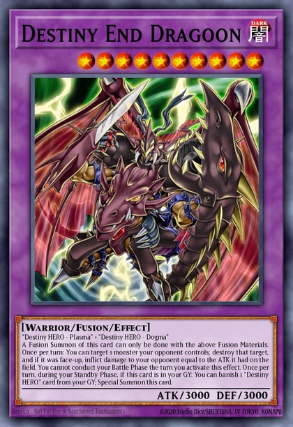 Destiny End Dragoon, Speed Duel GX: Duel Academy Box SGX1-ENB20