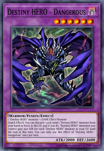 Destiny HERO - Dangerous, Speed Duel GX: Duel Academy Box SGX1-ENB21