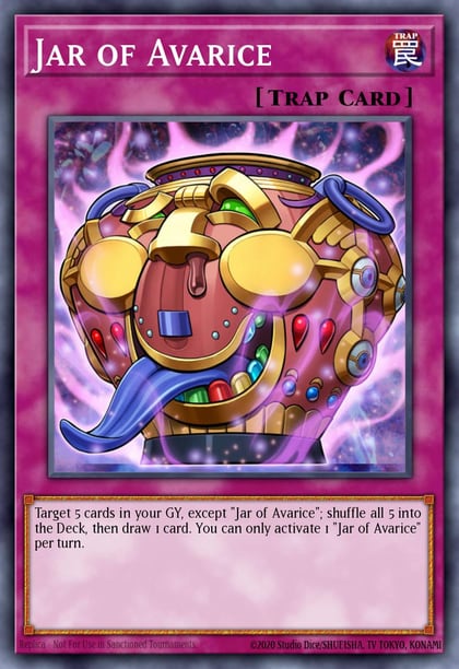 Jar of Avarice, Speed Duel GX: Duel Academy Box SGX1-ENE20