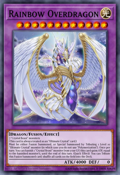 Rainbow Overdragon, Speed Duel GX: Duel Academy Box SGX1-ENF21