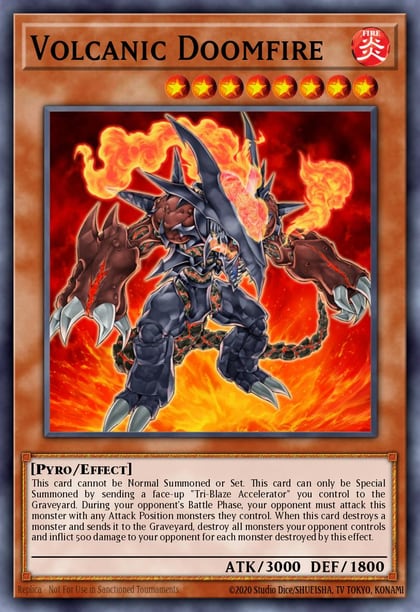 Volcanic Doomfire (Secret Rare), Speed Duel GX: Duel Academy Box SGX1-ENH01