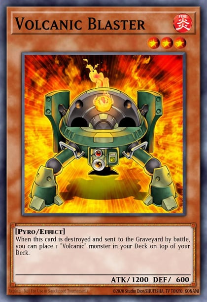 Volcanic Blaster, Speed Duel GX: Duel Academy Box SGX1-ENH08