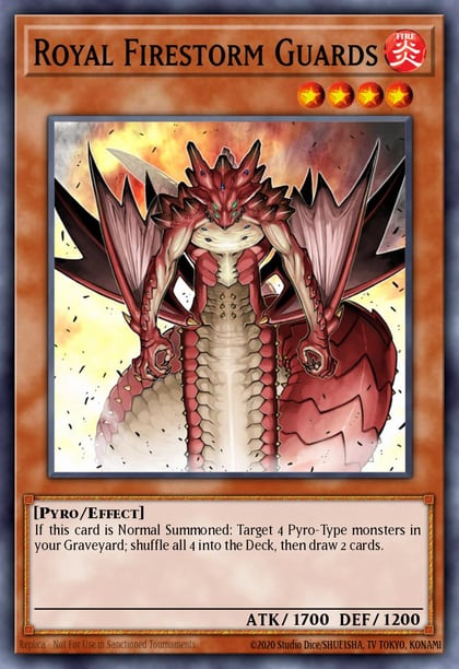 Royal Firestorm Guards, Speed Duel GX: Duel Academy Box SGX1-ENH11