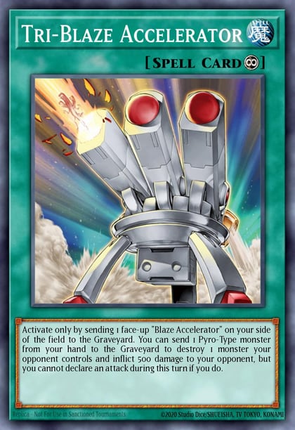 Tri-Blaze Accelerator, Speed Duel GX: Duel Academy Box SGX1-ENH15