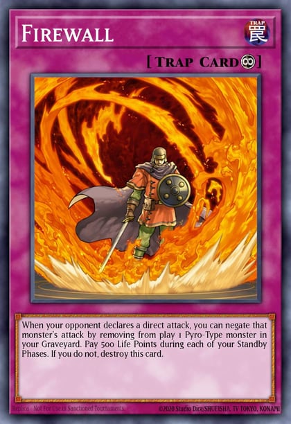 Firewall, Speed Duel GX: Duel Academy Box SGX1-ENH19