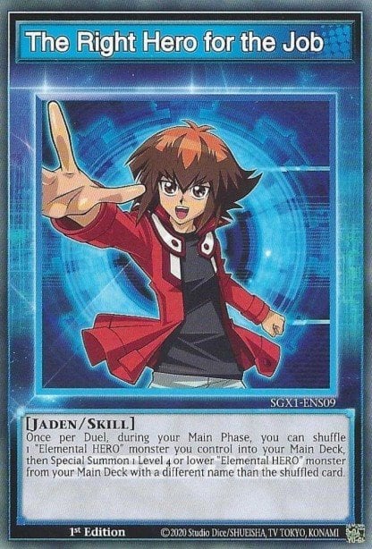 The Right Hero for the Job, Speed Duel GX: Duel Academy Box SGX1-ENS09
