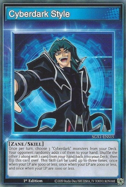 Cyberdark Style, Speed Duel GX: Duel Academy Box SGX1-ENS15