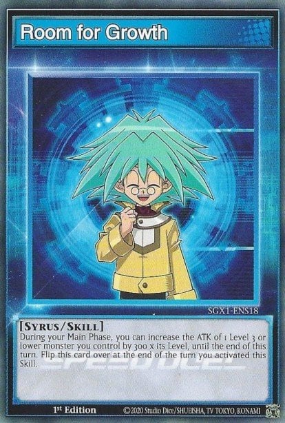Room for Growth, Speed Duel GX: Duel Academy Box SGX1-ENS18