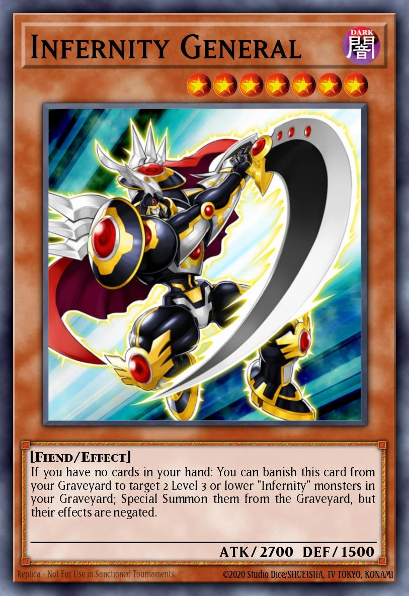 Infernity General, Yu-Gi-Oh! 5D's Manga Promotional Cards YF03-EN001