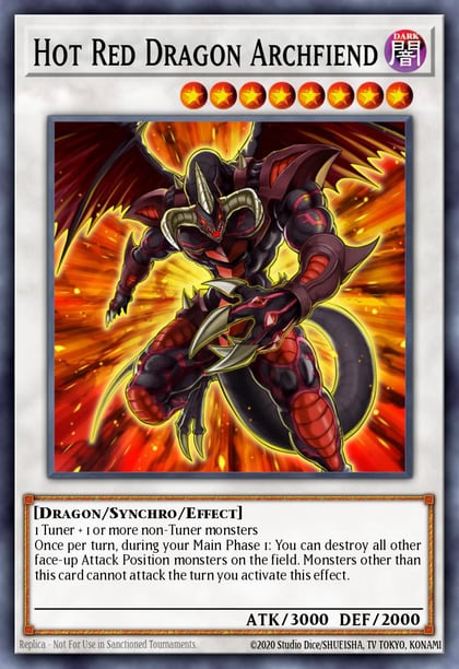 Hot Red Dragon Archfiend, Yu-Gi-Oh! 5D's Manga Promotional Cards YF06-EN001