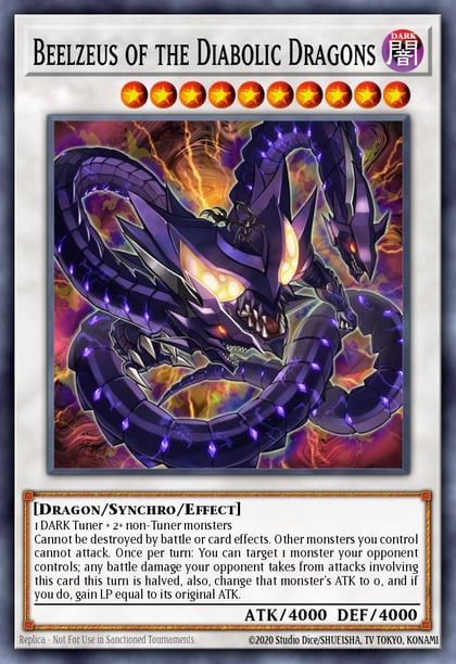 Beelzeus of the Diabolic Dragons, Yu-Gi-Oh! 5D's Manga Promotional Cards YF08-EN001