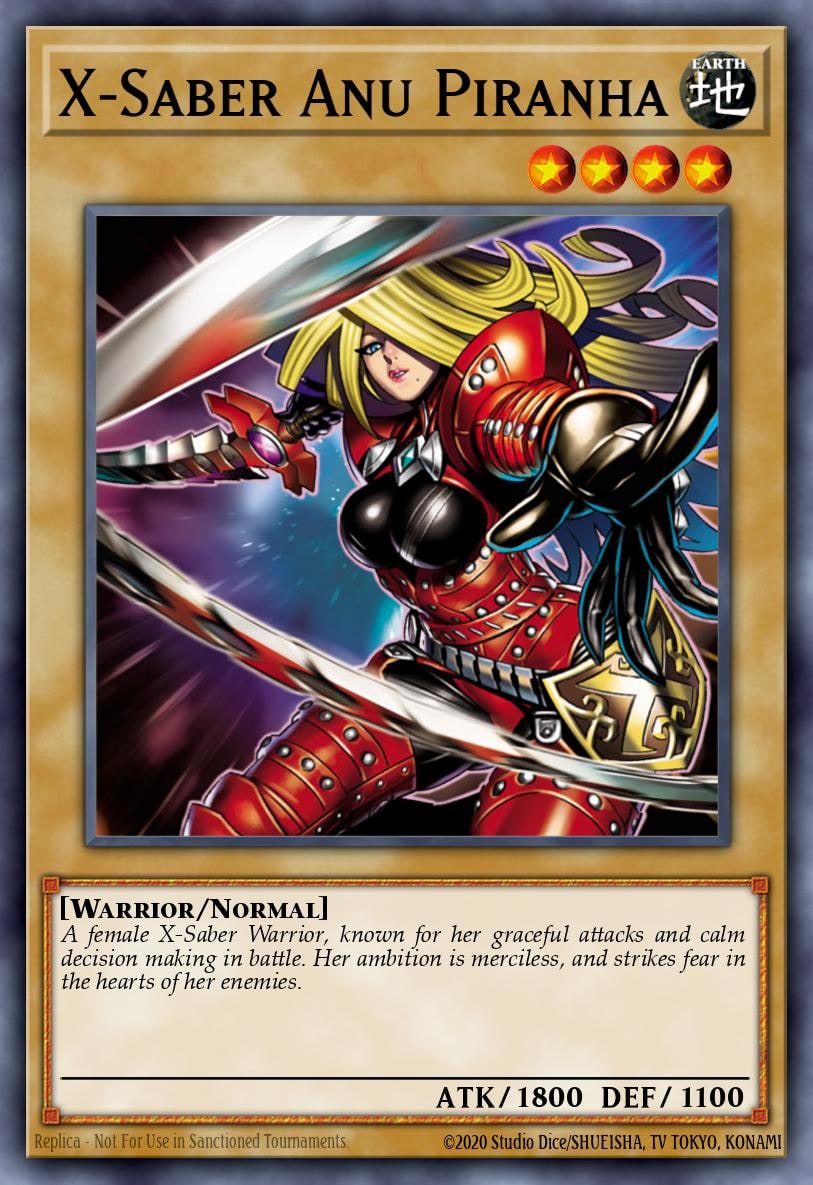 X-Saber Anu Piranha, 5D's Starter Deck 2009 5DS2-EN004