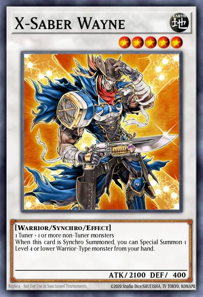X-Saber Wayne, Starter Deck: Duelist Toolbox 5DS3-EN042
