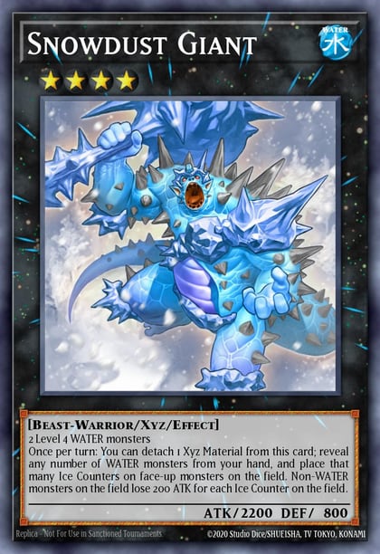 Snowdust Giant, Abyss Rising ABYR-EN049