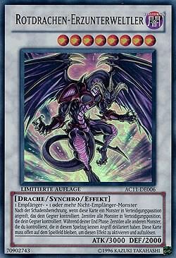 Red Dragon Archfiend (German) - "Rotdrachen-Erzunterweltler", Advent Calendar 2011 (Adventskalender) AC11-DE006