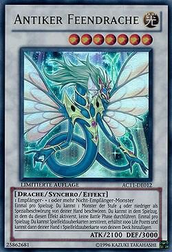 Ancient Fairy Dragon (German) - "Antiker Feendrache", Advent Calendar 2011 (Adventskalender) AC11-DE012
