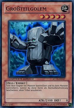 Big Piece Golem (German) - "Grossteilgolem", Advent Calendar 2011 (Adventskalender) AC11-DE017