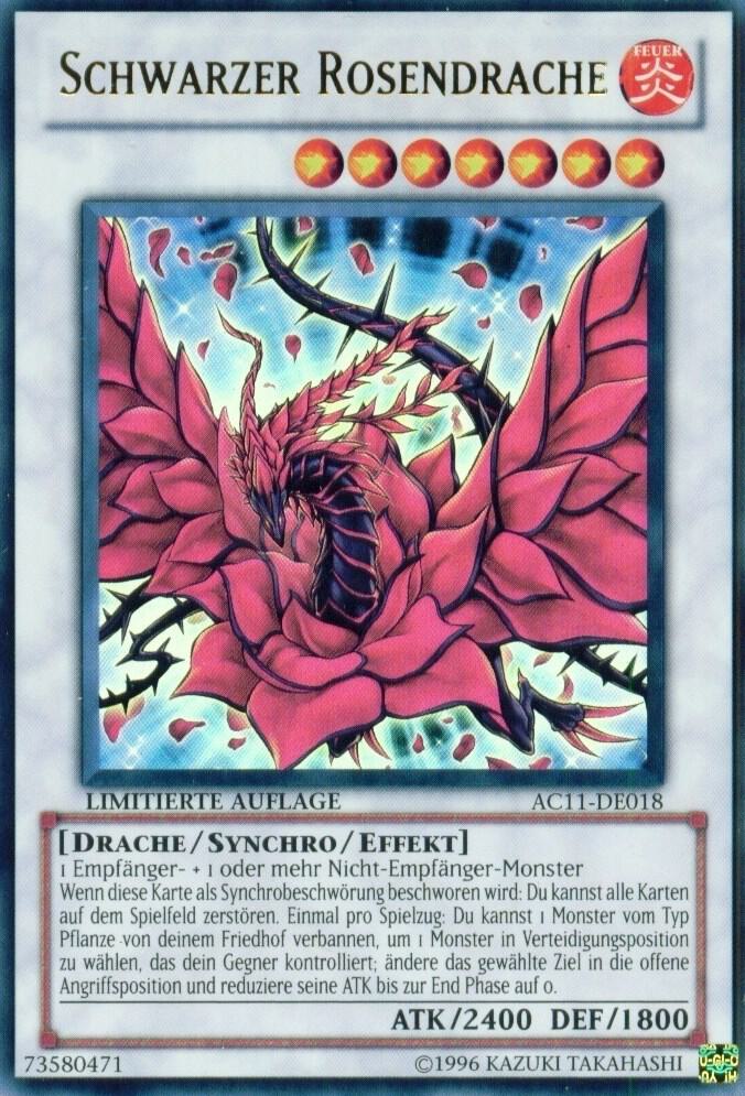 Black Rose Dragon (German) - "Schwarzer Rosendrache", Advent Calendar 2011 (Adventskalender) AC11-DE018