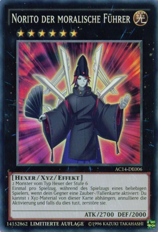 Norito the Moral Leader (German) - "Norito der moralische Führer", Advent Calendar 2014 (Adventskalender ZEXAL-Edition) AC14-DE006