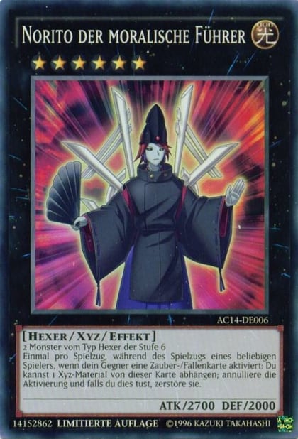 Norito the Moral Leader (German) - "Norito der moralische Führer", Advent Calendar 2014 (Adventskalender ZEXAL-Edition) AC14-DE006