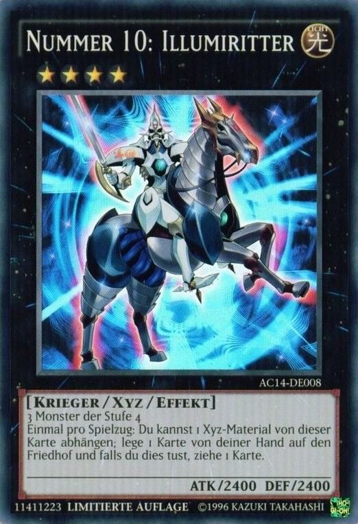 Number 10: Illumiknight (German) - "Nummer 10: Illumiritter", Advent Calendar 2014 (Adventskalender ZEXAL-Edition) AC14-DE008