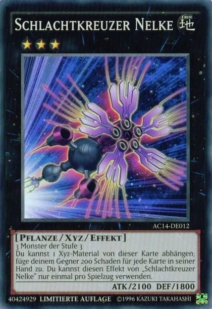 Battlecruiser Dianthus (German) - Schlachtkreuzer Nelke", Advent Calendar 2014 (Adventskalender ZEXAL-Edition) AC14-DE012