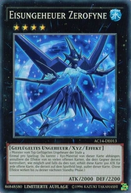 Ice Beast Zerofyne (German) - "Eisungeheuer Zerofyne", Advent Calendar 2014 (Adventskalender ZEXAL-Edition) AC14-DE013