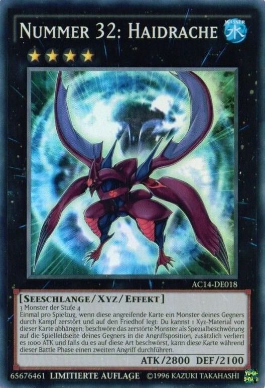 Number 32: Shark Drake (German) - "Nummer 32: Haidrache", Advent Calendar 2014 (Adventskalender ZEXAL-Edition) AC14-DE018