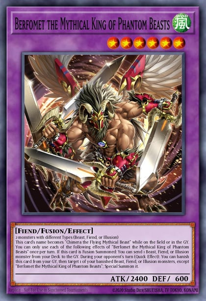 Berfomet the Mythical King of Phantom Beasts, Age of Overlord AGOV-EN032