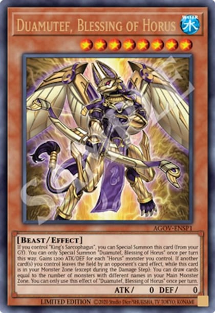 Duamutef, Blessing of Horus (AGOV-ENSP1), Age of Overlord AGOV-ENSP1